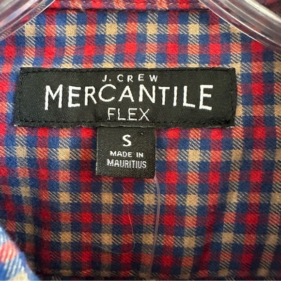 J Crew Men's Plaid Mercantile Flex Casual Cotton Shirt Sz S - Picture 12 of 13
